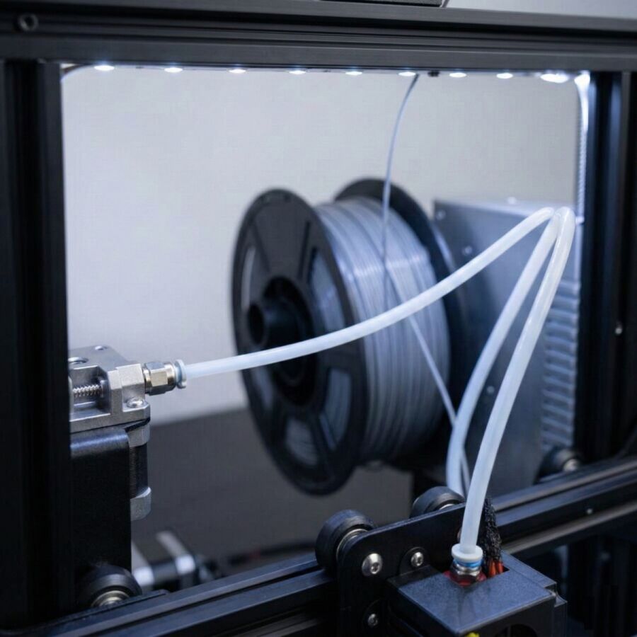 3D Yazıcı İçin Hassas Dyzer PTFE Filament Kılavuz Hortumu (1.75mm Filament uyumlu)  - 5
