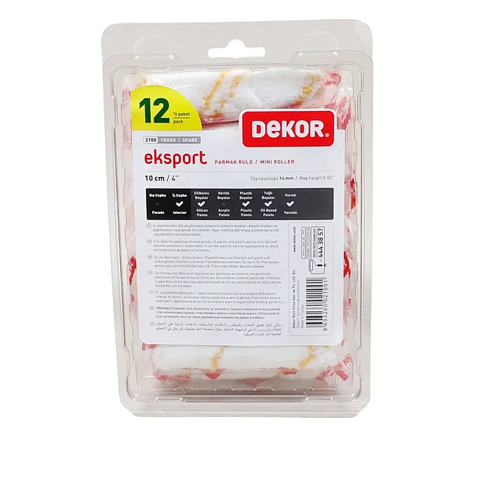 DEKOR EKSPORT SATEN PARMAK RULO YEDEĞİ 10 CM - 4
