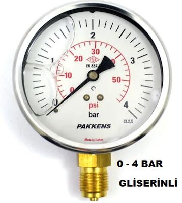 Çap 63 Alt Çıkış Gliserinli Manometre - 4