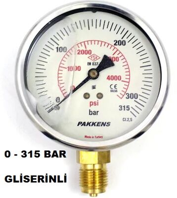 Çap 63 Alt Çıkış Gliserinli Manometre - 14