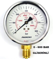 Çap 63 Alt Çıkış Gliserinli Manometre - 16