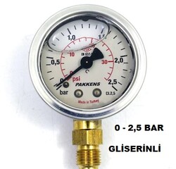 Çap 100 Alt Çıkış Gliserinli Manometre - 3
