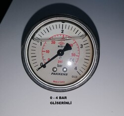 Çap 63 Arka Çıkış Gliserinli Manometre - 4
