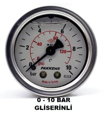 Çap 100 Arka Çıkış Gliserinli Manometre - 6