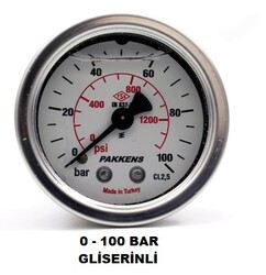 Çap 63 Arka Çıkış Pano Tip Gliserinli Manometre - 21