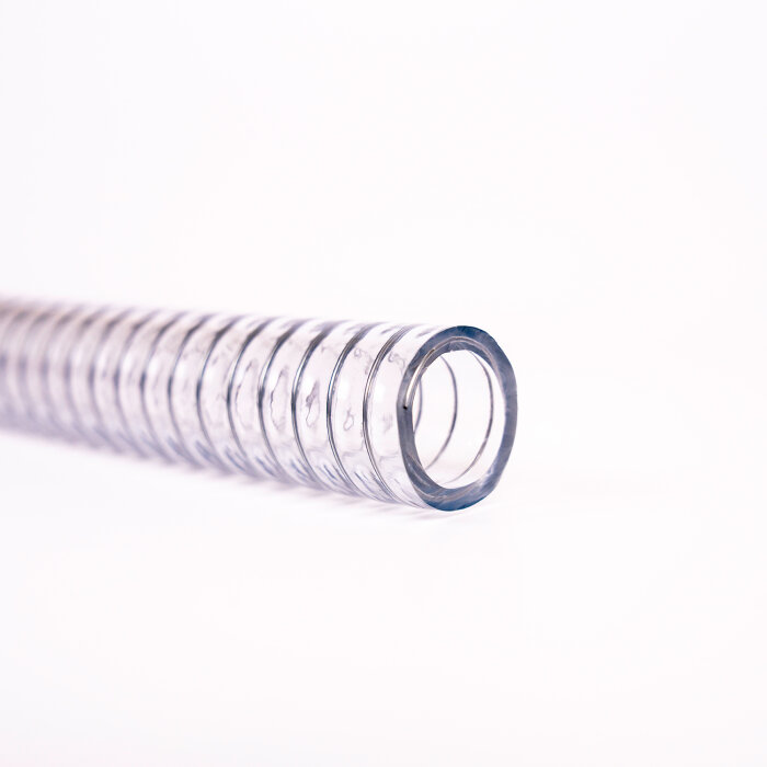 Çelik Telli Şeffaf PVC Hortum - 2